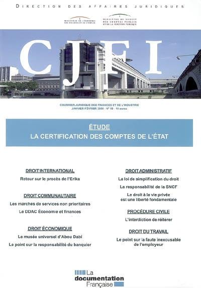 Courrier juridique des finances et de l'industrie (Le), n° 49