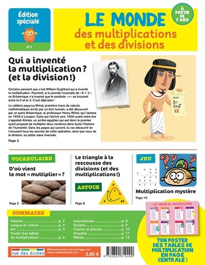 Le monde des multiplications et des divisions