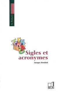 Sigles et acronymes