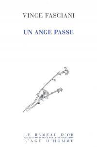 Un ange passe : suite de poèmes, 1996-2000