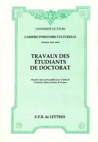 Travaux des étudiants de doctorat