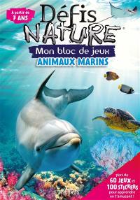 Animaux marins : mon bloc de jeux