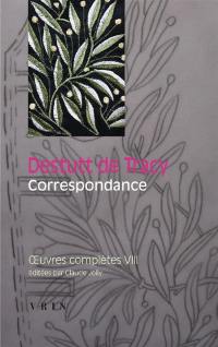 Oeuvres complètes. Vol. 8. Correspondance