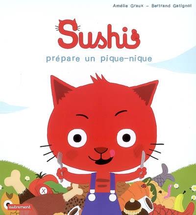 Les aventures du chat Sushi. Sushi prépare un pique-nique