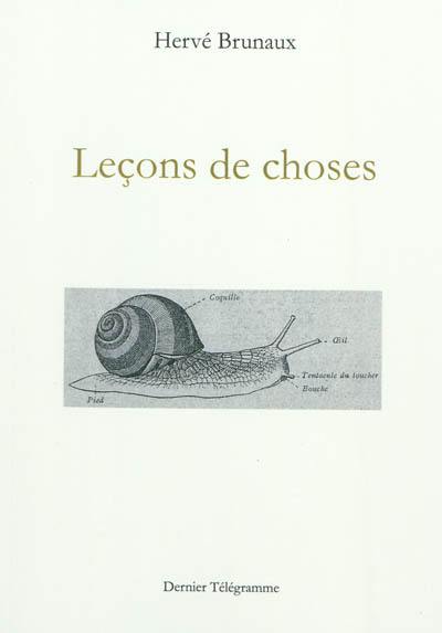 Leçons de choses