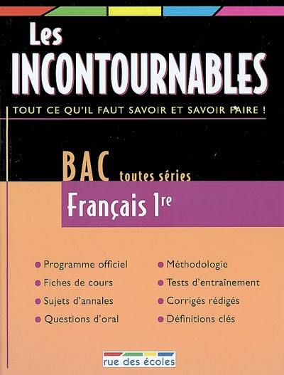 Bac français 1re toutes séries