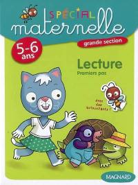 Lecture, grande section, 5-6 ans : premiers pas