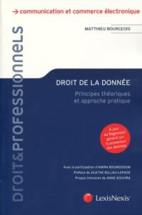 Droit de la donnée : principes théoriques et approche pratique