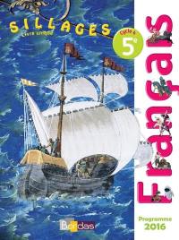 Français 5e, cycle 4 : programme 2016, livre unique : petit format