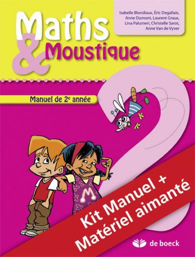 Maths & Moustique 2 : manuel de l'élève + kit aimants