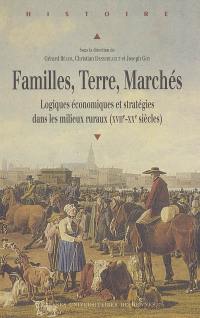 Familles, terre, marchés : logiques économiques et stratégies dans les milieux ruraux (XVIIe-XXe siècles) : actes du colloque France-Québec-Suisse, Paris, novembre 2002