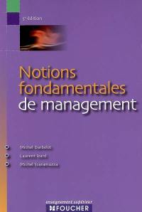 Notions fondamentales de management