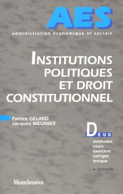 Institutions politiques et droit constitutionnel