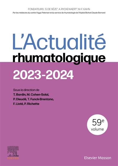 L'actualité rhumatologique 2023-2024