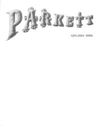 Parkett ads (1984-1989)