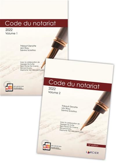 Code du notariat 2022