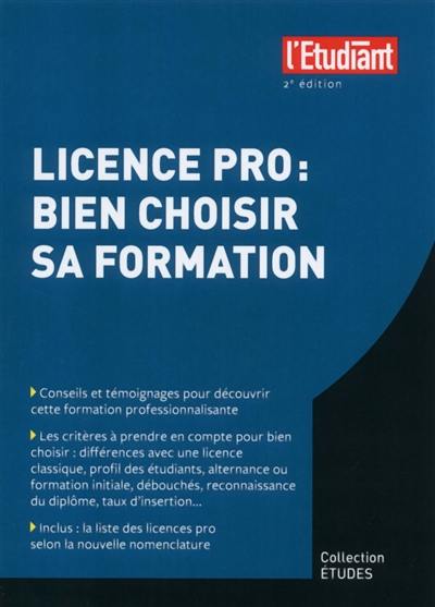 Licence pro : bien choisir sa formation