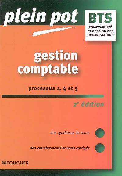 Gestion comptable, processus 1, 4 et 5, BTS comptabilité et gestion des organisations : enseignement supérieur, BTS, DUT tertiaires