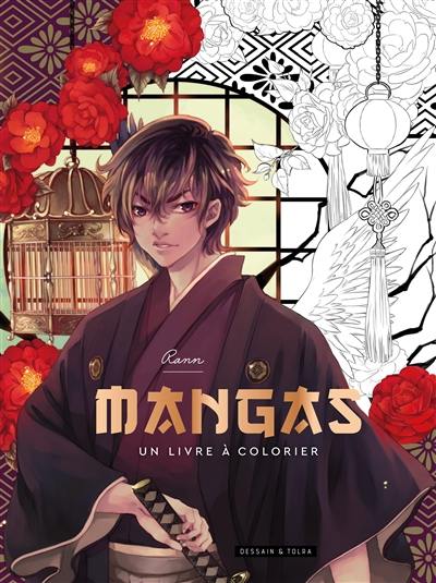 Mangas : un livre à colorier