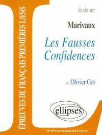 Etude sur Marivaux, Les fausses confidences : épreuves de français premières L, ES, S