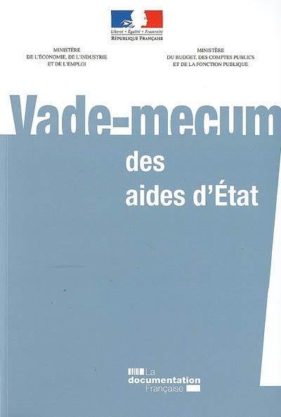 Vade-mecum des aides d'Etat