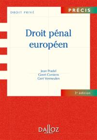 Droit pénal européen