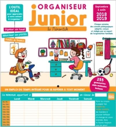 Organiseur junior : septembre à août, 2018-2019