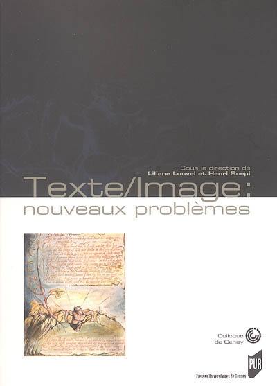 Texte-image, nouveaux problèmes : colloque de Cerisy, 23-30 août 2003