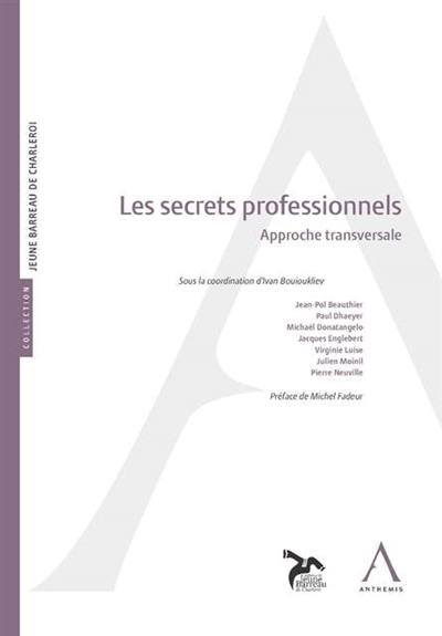 Les secrets professionnels : approche transversale