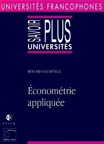 Econométrie appliquée