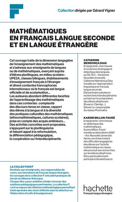 Mathématiques en français langue seconde et en langue étrangère