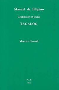 Manuel de pilipino : grammaire et textes tagalog