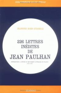 Deux cent vingt-six lettres inédites à Etiemble (1933-1967) : contribution à l'étude du mouvement littéraire en France