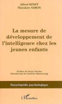 La mesure de développement de l'intelligence chez les jeunes enfants