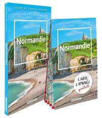 Normandie : guide et carte laminée