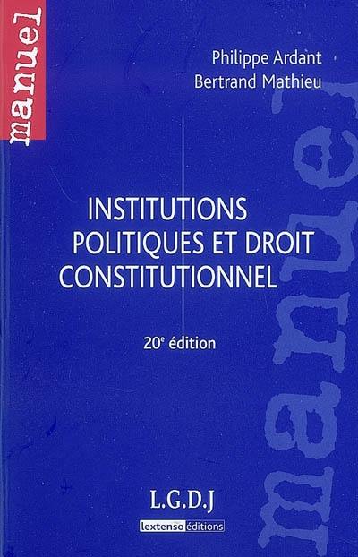 Institutions politiques et droit constitutionnel