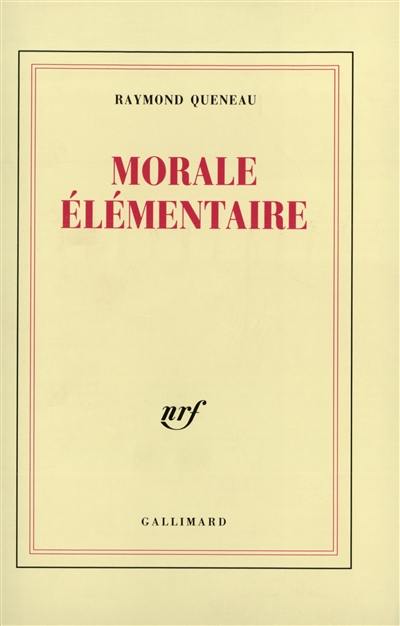 Morale élémentaire