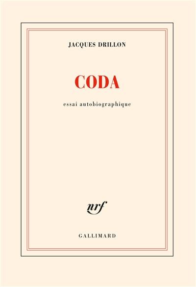 Coda : essai autobiographique