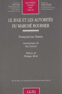 Le juge et les autorités du marché boursier