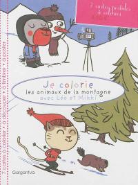 Je colorie les animaux de la montagne avec Léo et Mikki