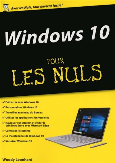 Windows 10 pour les nuls