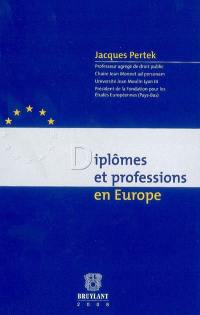 Diplômes et professions en Europe