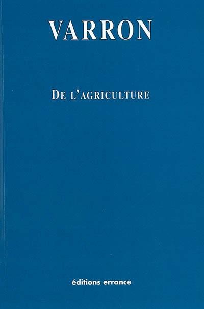 De l'agriculture