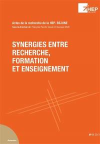 Synergies entre recherche, formation et enseignement : actes de la recherche de la HEP-BEJUNE