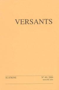 Versants, n° 48. Littérature, des valeurs à l'éthique