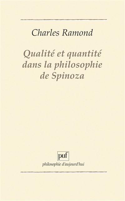 Qualité et quantité dans la philosophie de Spinoza