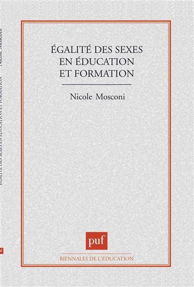 Egalité des sexes en éducation et formation