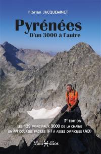 Pyrénées, d'un 3.000 à l'autre : les 129 principaux 3.000 de la chaîne en 44 courses faciles (F) à assez difficiles (AD)