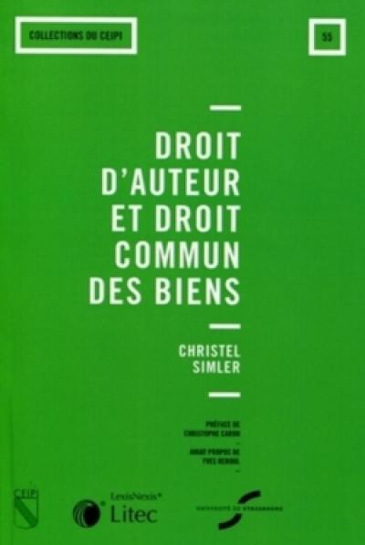 Droit d'auteur et droit commun des biens