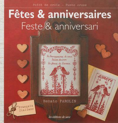 Fêtes & anniversaires : point de croix. Feste & anniversari : punto croce